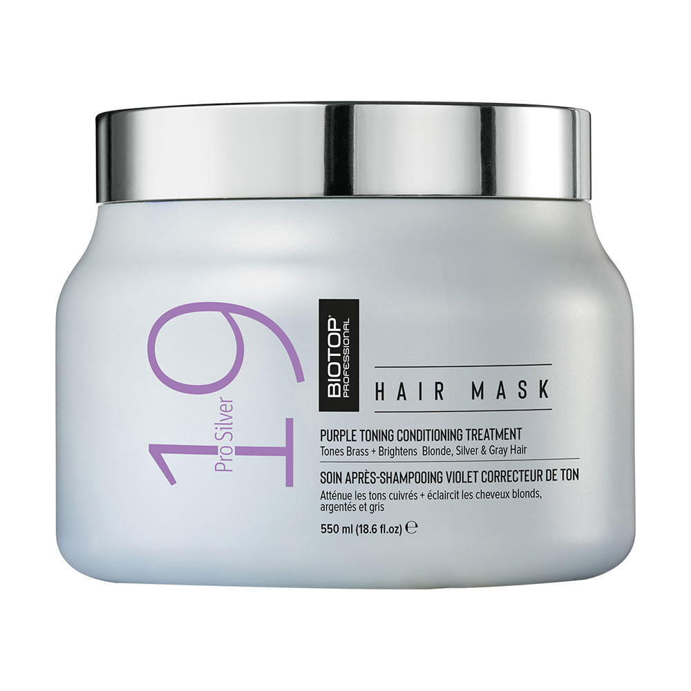 Маска для волосся Biotop Professional 19 Pro Silver Hair Mask, 550 мл